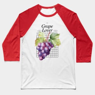 Grape Lover - Grapefruit Grapevines Fruitarian Baseball T-Shirt